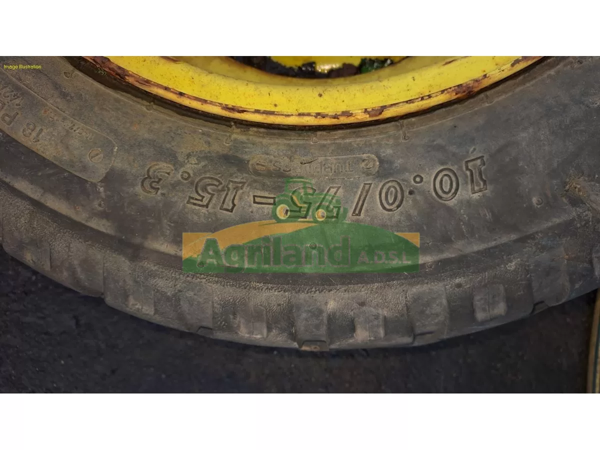 ROUE JOHN DEERE 1365 OCCASION 10,0/75 X 15,3-8 PR JANTE, VOILE, PNEU LP : 891