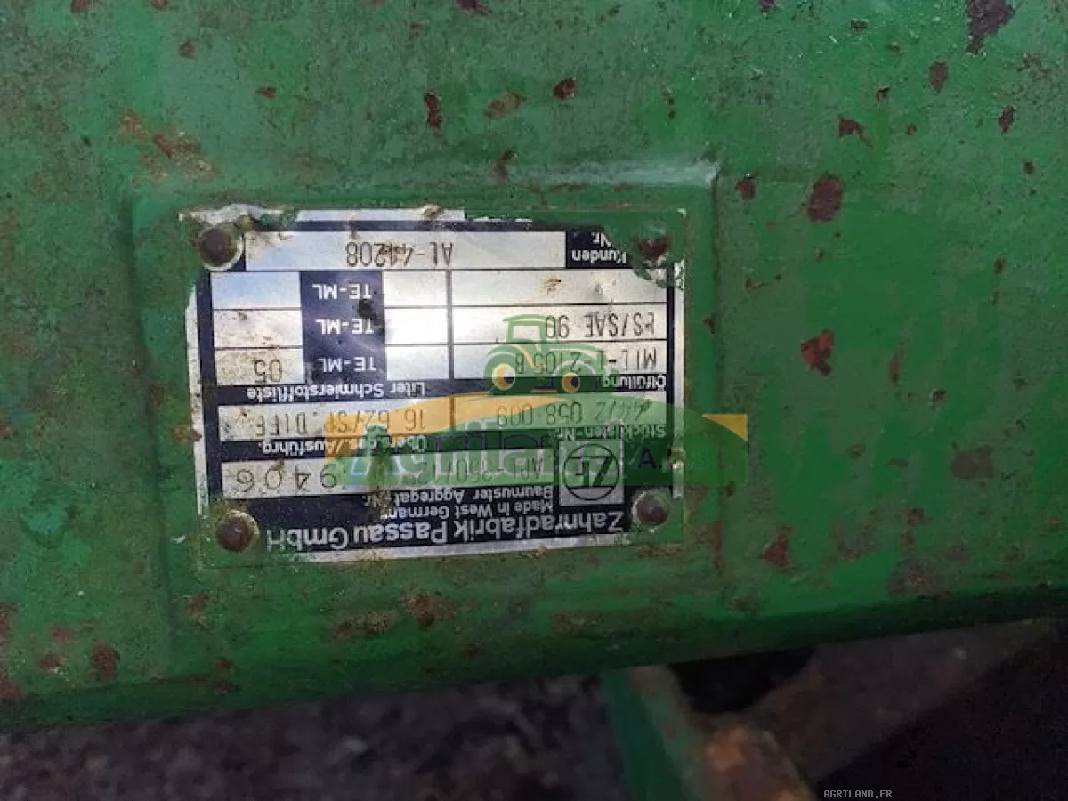 PONT AV AVEC UN REDUCTEUR + BERCEAU APL 350/12