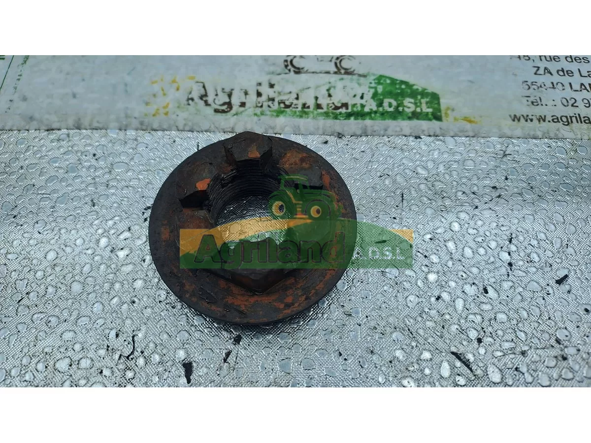 ECROU A CRENEAU AVEC RONDELLE INTEGREE