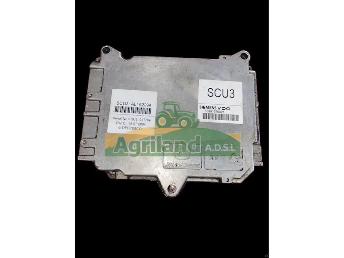 BOITIER DE COMMANDE ELECTRONIQUE  (AVEC PONT AVANT SUSPENDU TLS) (AVEC CABINE A SUSPENSION HYDRAULIQUE (HCS))