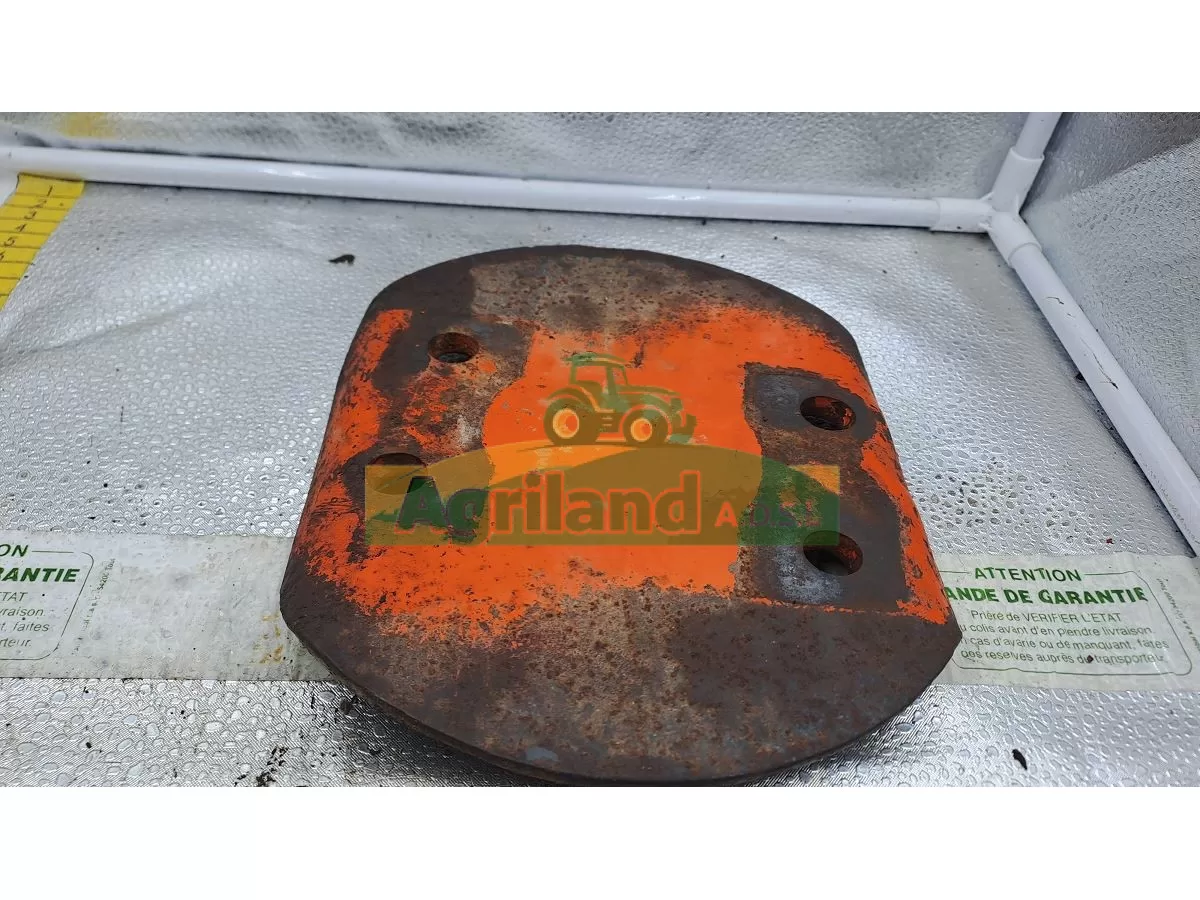 PLAQUE INFERIEURE LATERALE TROU DE FIXATION 14MM