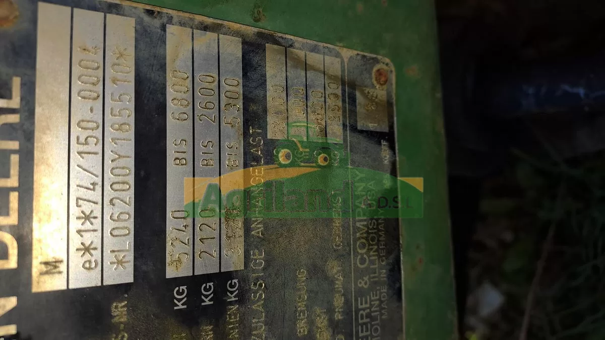 JOHN DEERE 6200 9966 VA 85