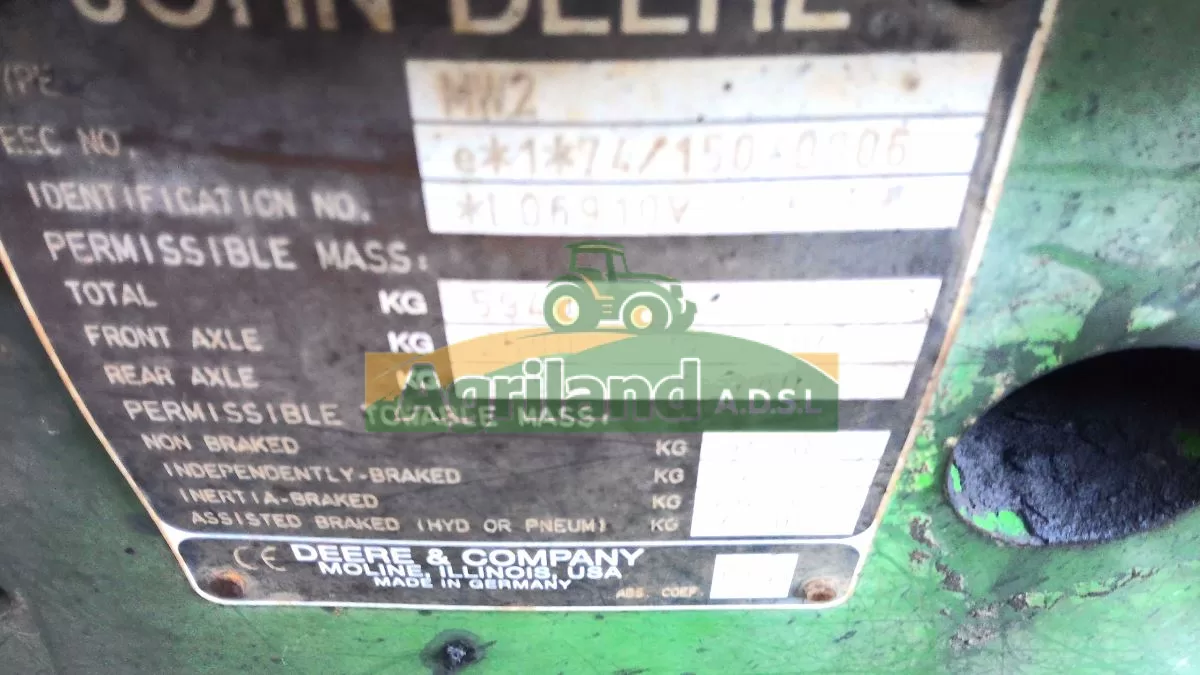 JOHN DEERE 6910 S 8937 QG 33