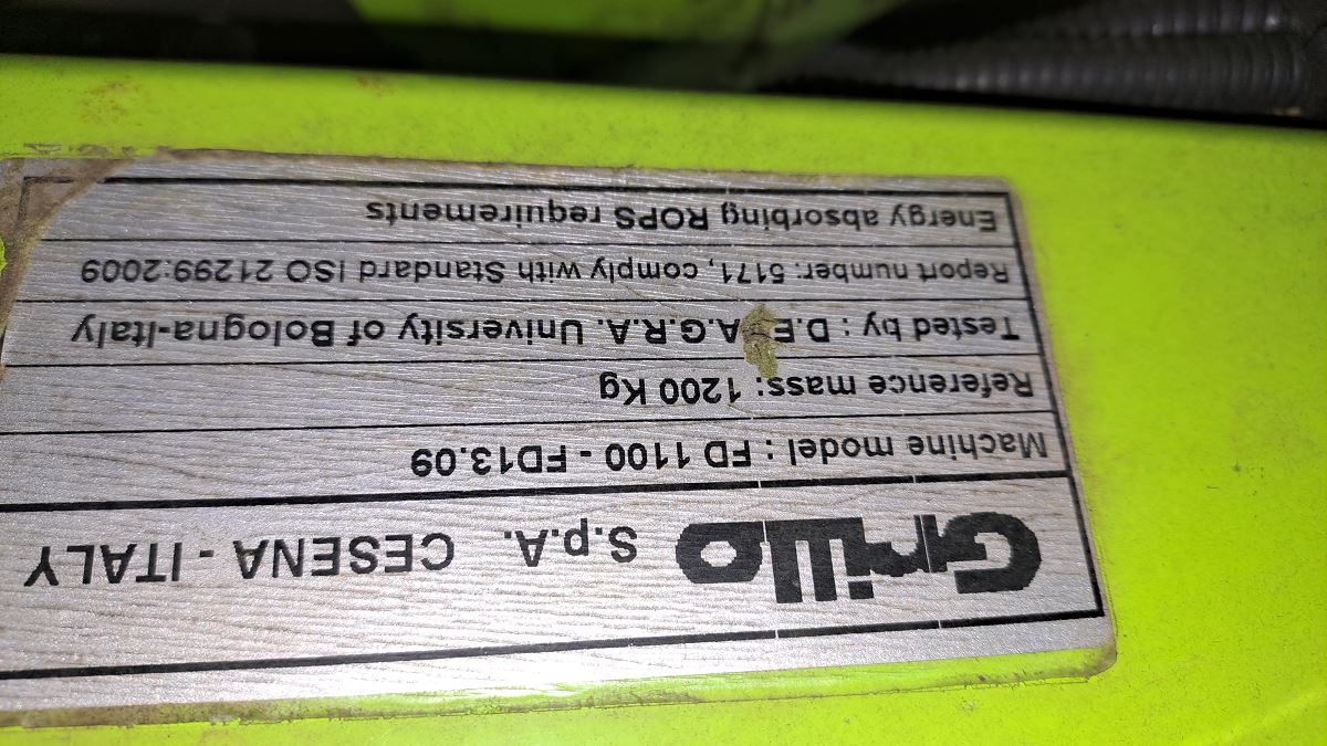 GRILLO FD 1100 FD 13.09